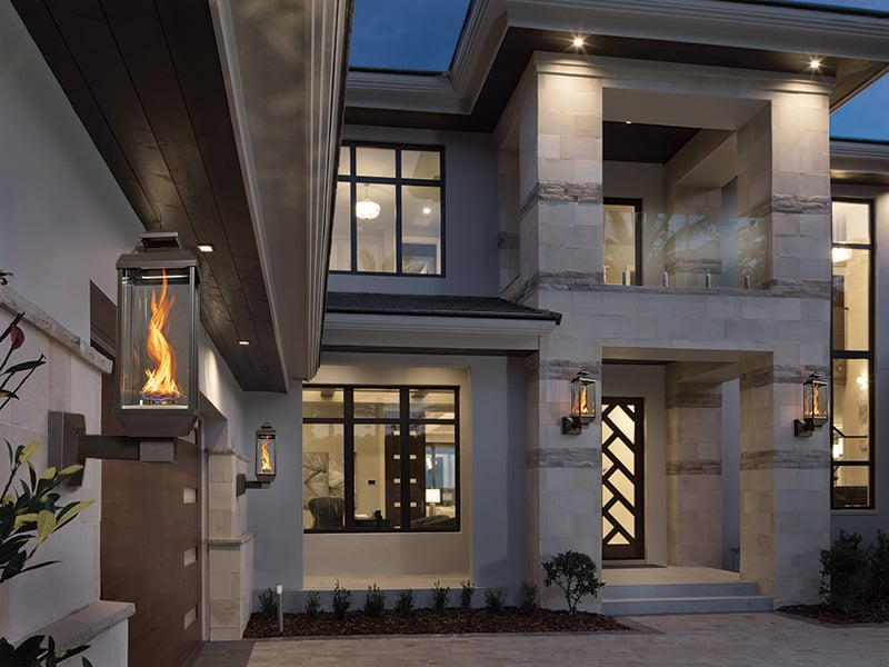 Linear Stainless Steel Fire Pit Burners