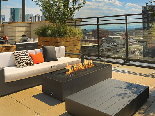 Linear Stainless Steel Fire Pit Burners