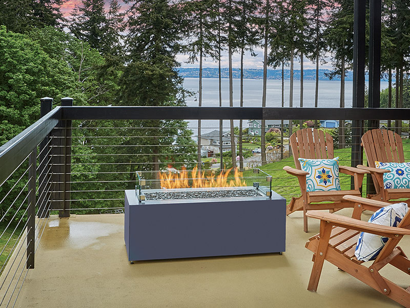 Linear Stainless Steel Fire Pit Burners