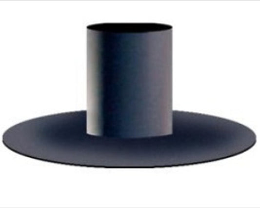 Deck Mount Post, Black - 13" diam x 5" H - 94800821