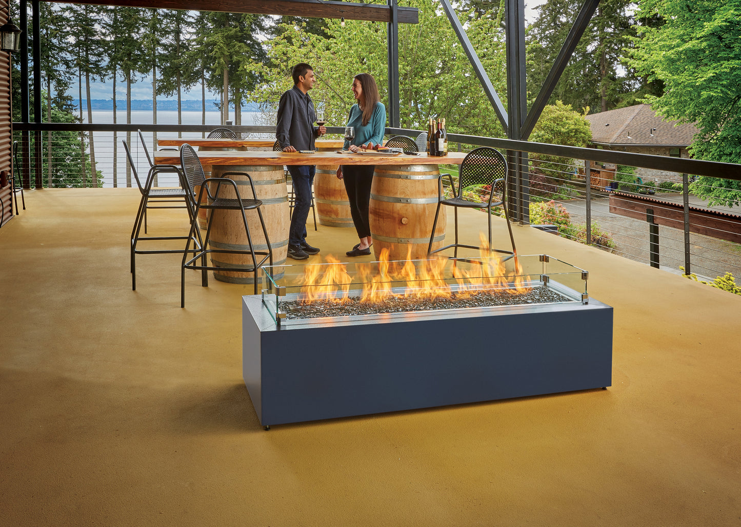 72" Firepit Burner