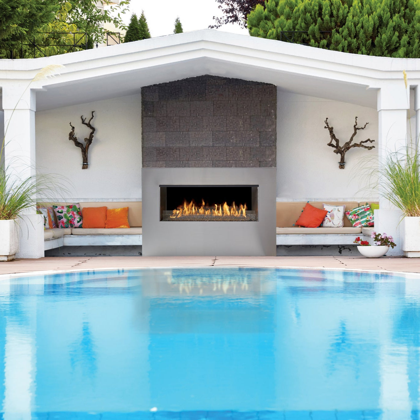4024 Linear Outdoor Gas Fireplace