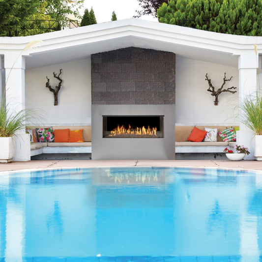 6424 Linear Outdoor Gas Fireplace