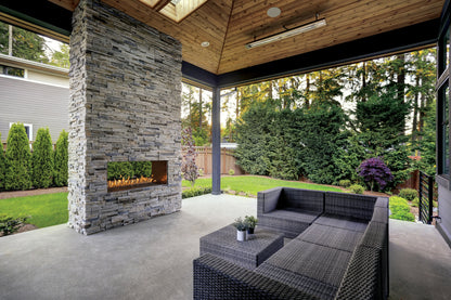 4024 Linear See-Thru Outdoor Gas Fireplace