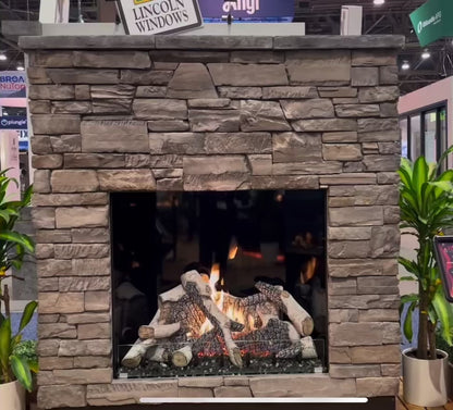 4035 Traditional Outdoor Gas Fireplace